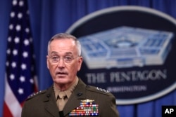 美国参谋长联席会议主席邓福德将军(2018年8月28日资料照片)
