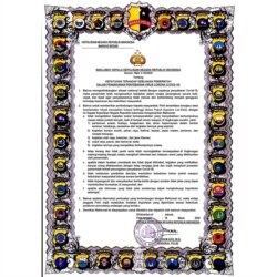 Maklumat Kapolri Mak/2/III/2020 tentang Kepatuhan Terhadap Kebijakan Pemerintah dalam Penanganan COVID-19. (Foto: Courtesy/Polri)