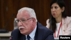 Menteri Luar Negeri Palestina Riyad al-Maliki. (Foto: Reuters)