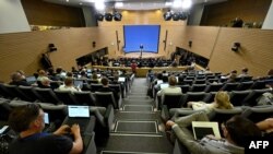 Generalni sekretar NATO-a Jens Stoltenberg na pres konferenciji u briselu, 7. jula 2023. (Foto: AFP/John Thys)