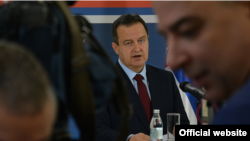 Arhiva - Ivica Dačić, ministar spoljnih poslova Srbije, govori tokom novogodišnjeg prijema u Ministarstvu spoljnih poslova. (Foto: Ministarstvo spoljnih poslova Srbije)