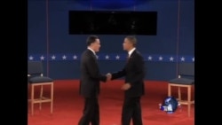 第二场总统辩论 奥巴马罗姆尼激烈交锋