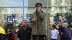 纽约撑香港集会 何韵诗出席