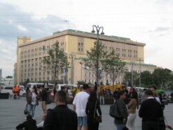 克格勃长期策划散布假消息。位于莫斯科市中心的前克格勃总部大楼，目前是俄罗斯联邦安全局所在地。2018年7月。