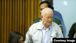 红色高棉的前主席乔森潘(资料照片）