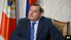 Predsednik Republike Srpske Milorad Dodik (AP Photo/Radivoje Pavicic)