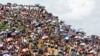 Para pengungsi Rohingya memperingati dua tahun eksodus ke kamp pengungsi Kutupalong di Cox’s Bazar, Bangladesh, 25 Agustus 2019.
