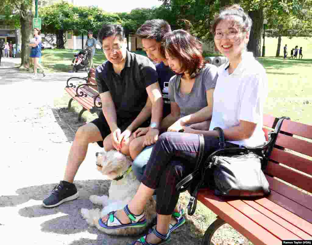Soohyun Kim, a Columbia University student from South Korea, traveled to Niagara Falls from New Jersey with her aunt, uncle, cousin, and their dog, Noodle. &ldquo;I&rsquo;m very used to seeing the countryside, because even when I was in Korea, I would see the countryside a lot,&quot; Kim said.