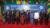 Les chefs d'État de la Communauté de développement de l'Afrique australe (SADC) et de la Communauté de l'Afrique de l'Est (EAC) participent au sommet régional extraordinaire conjoint à Dar es Salaam, le 8 février 2025. 