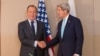 克里在瑞士与俄罗斯外长拉夫罗夫会谈