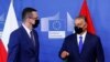 Arhiva: Premijeri Poljske i Mađarske Mateuš Moravjecki (L) i Viktor Orban (D) uoči susreta sa predsednicom Evropske komisije Ursulom fon der Lajden u Briselu, septembar 2020 (Foto: REUTERS/Francois Lenoir/Pool)