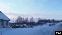 11月份的俄罗斯西伯利亚北部 (美国之音白桦拍摄)