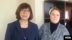 ევროპარლამენტარი რებეკა ჰარმსი მუსტაფა ჩაბუქის მეუღლესთან ერთად თბილისში