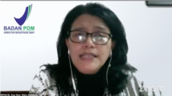 Direktur Registrasi Obat Dr. Rizka Andalucia menegaskan, uji khasiat penting supaya tidak menimbulkan treatment failure atau kegagalan pengobatan. (Foto: tangkapan layar)