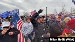 Protest Trampovih pristalica kod Kapitola