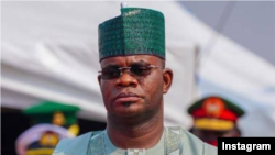 Gwamna Yahaya Bello a lokacin bikin tunawa da mazan jiya a watan Janairu 2021 (Instagram/officialgybkogi)