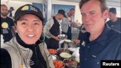 Australian World Central Kitchen (WCK) aid worker Lalzawmi "Zomi" Frankcom, who was among the WCK employees killed in an Israeli airstrike April 1, 2024, is seen in this screengrab from a video released March 25, 2024.