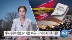 [VOA 뉴스] 대북제재 이행보고서 제출 ‘미흡’…감시 체계 작동 ‘의문’