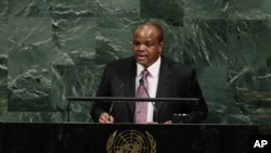 资料照 斯威士兰国王姆斯瓦蒂三世