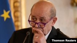 Menlu Prancis, Jean-Yves Le Drian mengecam aliansi baru AS dan Inggris dengan Australia (foto: dok). 