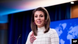 美国国务院发言人摩根·奥特加斯。（资料照）