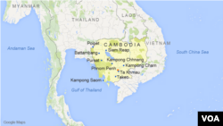 FILE - Five armed men stormed into a dental clinic in Siem Reap, Cambodia, on Aug. 17, 2023, to free a Chinese citizen serving a prison term for drug trafficking, Cambodian police said. 