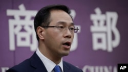 中国商务部发言人高峰（资料照片）。