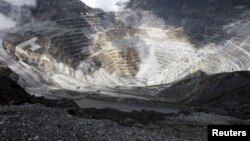Tambang Grasberg yang dioperasikan oleh PT Freeport's McMoran Indonesia (foto: ilustrasi). 