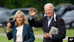 Presiden Joe Biden dan ibu negara Jill di Washington D.C., 9 Juni 2021. Foto: AP