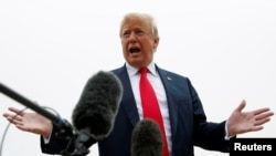 Shugaba Trump na Amurka.