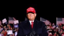 美国总统特朗普2020年11月2日在威斯康星州竞选（路透社）