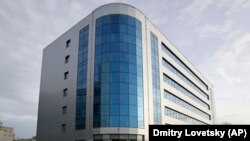 RUSSIA -- A view of a business centre building known as the so-called "troll factory's" new office in St. Petersburg, October 20, 2018