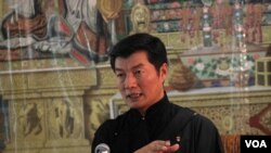 西藏流亡政府总理洛桑森格