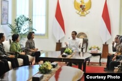 Presiden Joko Widodo bertemu dengan Pansel calon pimpinan KPK. (Foto: Humas Setkab)