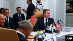 Antony Blinken - Egypt, Jordan, Saudi Arabia, Qatar, the United Arab Emirates, Palestinian Authority - Four Seasons Hotel Riyadh, Afrilu 29, 2024.