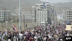 Hàng ngàn người đối lập Yemen tụ tập đòi lật đổ Tổng thống Ali Abdullah Saleh, 30/3/2011