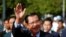 FILE - President of the ruling Cambodian People's Party and Prime Minister Hun Sen attends a ceremony to mark the 68th anniversary of the establishment of the party in Phnom Penh, Cambodia, June 28, 2019. 