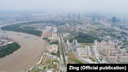 Qui hoạch Khu đô thị mới Thủ Thiêm (Zing.vn). Hình minh họa.