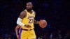 NBA:LeBron James Na Los Angeles Lakers