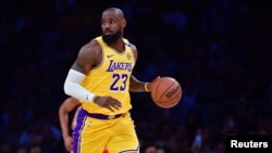 NBA:LeBron James Na Los Angeles Lakers