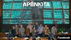 Menteri Keuangan RI dalam konferensi pers #APBNKiTa di Kantor Kemenkeu di Jakarta, 13 Maret 2025. (Facebook/smindrawati)