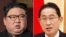 김정은 북한 국무위원장(왼쪽)과 기시다 후미오 일본 총리.