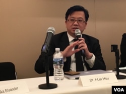 台南成功大学医院国际医疗中心主任许以霖医师 (美国之音钟辰芳拍摄)