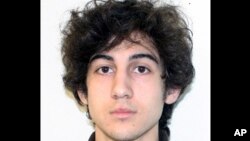 FILE - This file photo provided Friday, April 19, 2013 by the Federal Bureau of Investigation shows Boston Marathon bombing suspect Dzhokhar Tsarnaev.