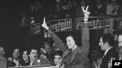 Dajen Fajnstin tokom izbora za gradonačelnicu San Franciska, 12. decembra 1979.(Foto: AP/Sal Veder)
