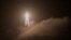 FILE - The Long March-5 Y5 rocket, carrying the Chang'e-5 lunar probe, takes off from Wenchang Space Launch Center, in Wenchang, Hainan province, China, Nov. 24, 2020. 