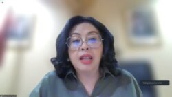 Direktur Jenderal Pengelolaan Sampah Limbah dan B3 (PSLB3) KLHK, Rosa Vivien Ratnawati, Selasa 5 Oktober 2021. (VOA)