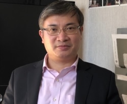 桑普，香港知名时政评论人、律师(雨舟拍摄，2019年11月17日)