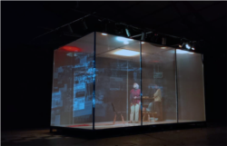 Pertunjukan teater Dalam Pencarian Ruang yang Hilang. (Foto: Museum of Lost Space)