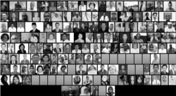 Pusara Digital dimana para Nakes yang sudah meninggal dikenang dalam tangkapan layar. (Foto: VOA/Nurhadi Sucahyo)